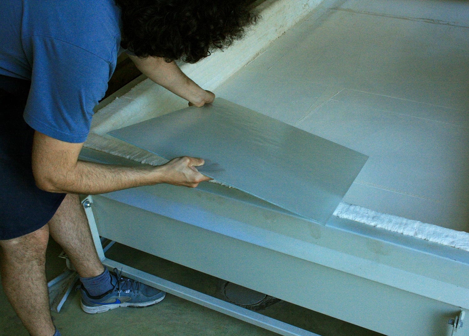 1. Fabbricazione_Vetro anticato in lastre